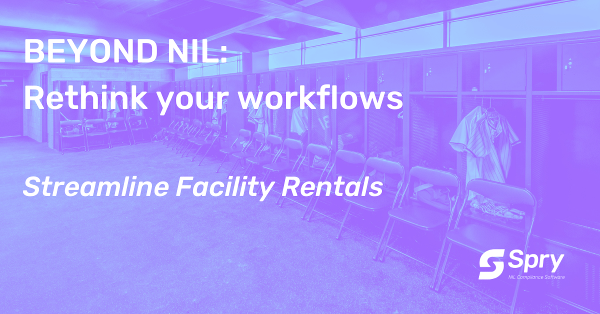 Workflow facility rental