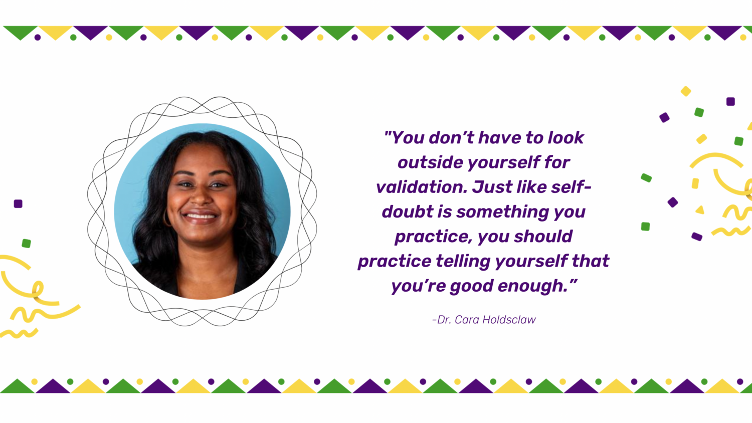 Women's History Month Series: Dr. Cara Holdsclaw