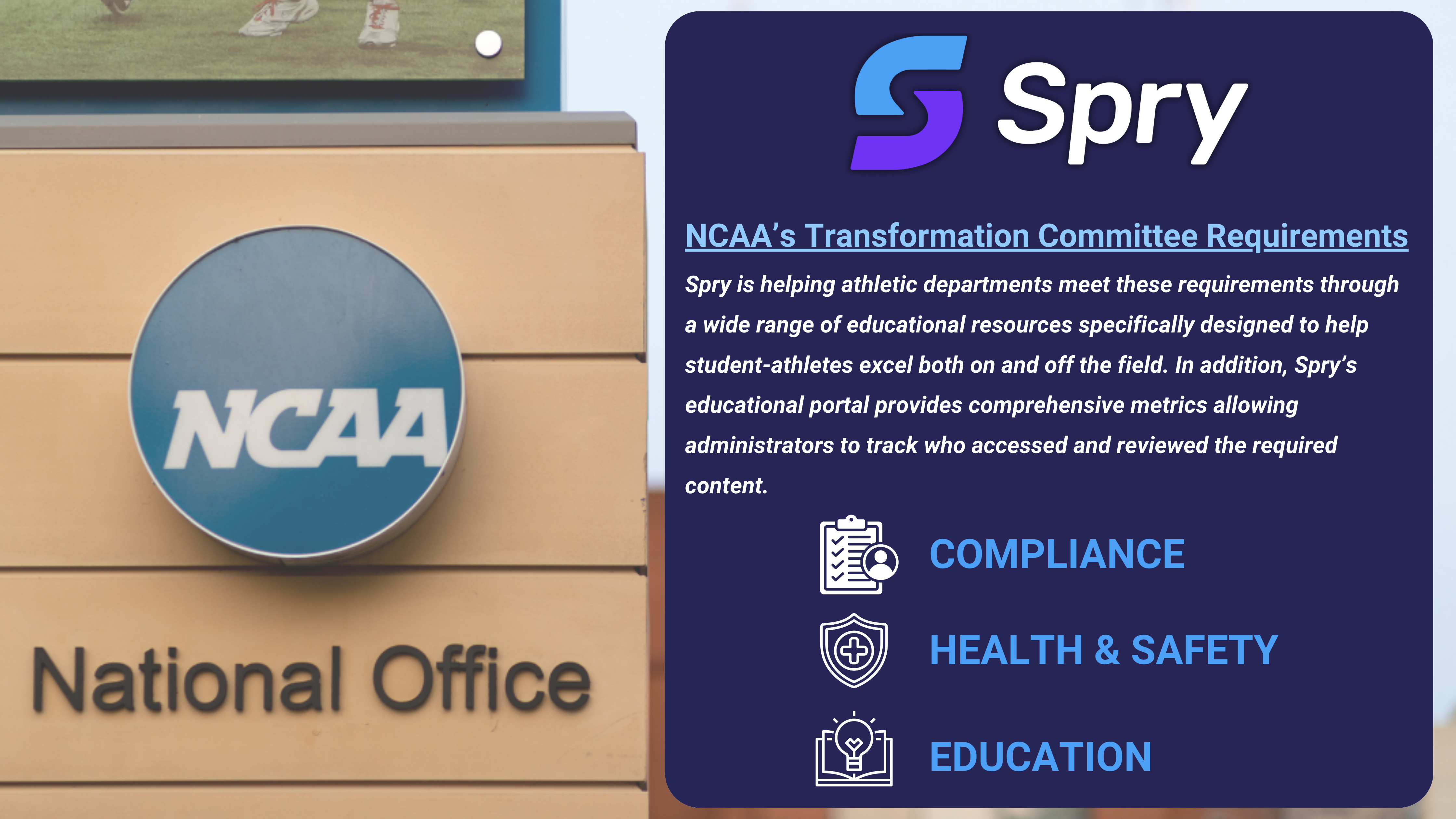 Spry x NCAA Transformation Committee