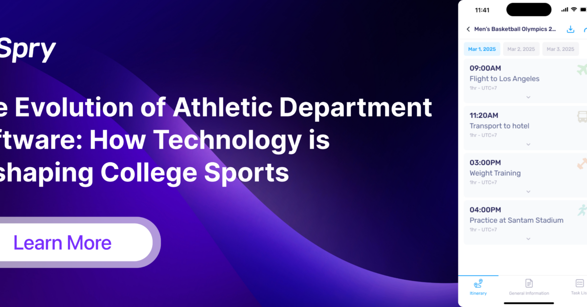 The Evolution of Athletic Department Software: How Technology is Reshaping College Sports