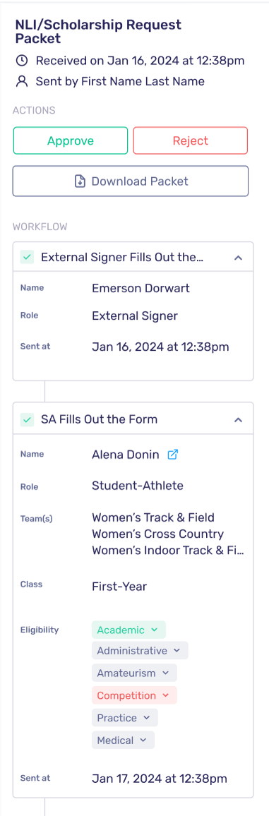 Add Workflow Steps on Package Detail Page